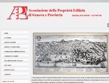 Tablet Screenshot of apegeconfedilizia.org